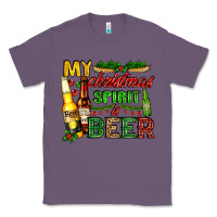 Lavender my christmas spirit is beer with beer bottles Classic Tee - AdoDesignShop