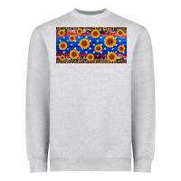 Heather Grey armed forces day sunflower Heavyweight Sweatshirt - Artiststas