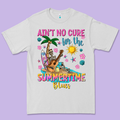 Aint No Cure For The Summer Time Blues Premium Tee Designed By Texasbilliewilder