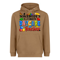 Toasted Coconut somebody's favorite daycare teacher Heavyweight Hoodie - Artiststas