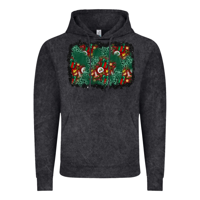 Christmas Gift Box And Leopard Background Vintage Hoodie by BundleAndBundleShop | Teevron