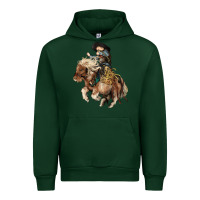 Forest Green Midilli little Cowboy kid rodeo Urban Hoodie - HowdyJamesFarm