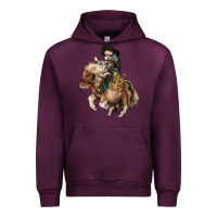 Mauve Wine Midilli little Cowboy kid rodeo Urban Hoodie - HowdyJamesFarm
