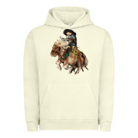 Pigment Pistachio Midilli little Cowboy kid rodeo Urban Hoodie - HowdyJamesFarm