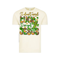 I Don't Need Luck I've Got Jesus Vintage Tee | Teevron