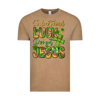Vintage Coffee I don't need luck I've got Jesus Vintage Tee - Jasminsmagicworld