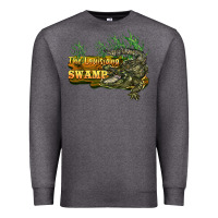 Charcoal Heather the louisiana swamp Premium Sweatshirt - BarkalooDesign
