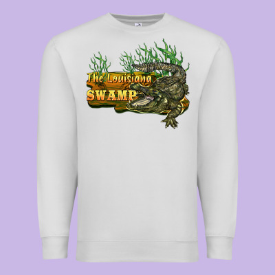 The Louisiana Swamp Premium Sweatshirt Designed By Barkaloodesign
