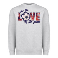 Heather Grey soccer love of the game Heavyweight Sweatshirt - JahusDesignShop