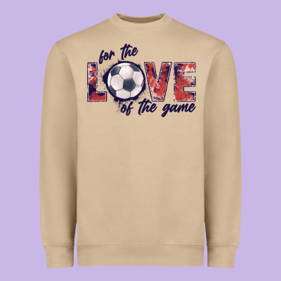 Soccer Love Of The Game Heavyweight Sweatshirt Designed By Jahusdesignshop