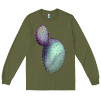 Army Green opunthia santa rita cactus Long Sleeve Tee - LillyAllenDesigns