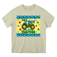 Mossy just a boy who loves tractors Heavy Core Tee - Zillion Design Studio
