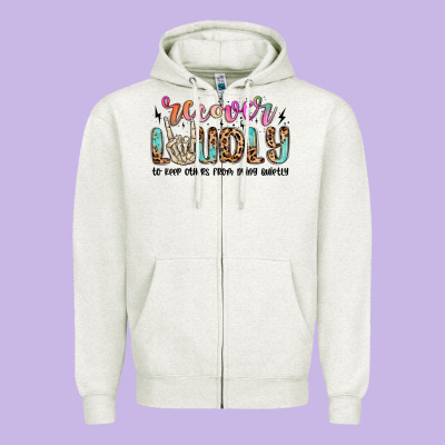 Recover Loudly To Keep Others From Dying Quietly M Zipper Hoodie Designed By Maliassmallbusiness