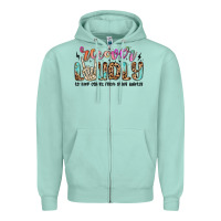 Seafoam recover loudly to keep others from dying quietly m Zipper Hoodie - MaliasSmallBusiness