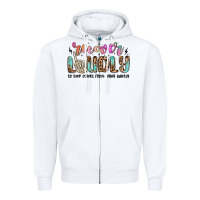 White recover loudly to keep others from dying quietly m Zipper Hoodie - MaliasSmallBusiness