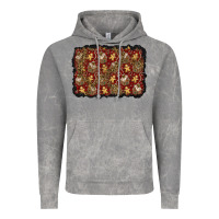 Cloud Rock christmas gingerbread man and house background Vintage Hoodie - BundleAndBundleShop