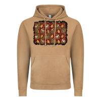 Vintage Camel christmas gingerbread man and house background Vintage Hoodie - BundleAndBundleShop