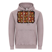 Vintage Zinc christmas gingerbread man and house background Vintage Hoodie - BundleAndBundleShop