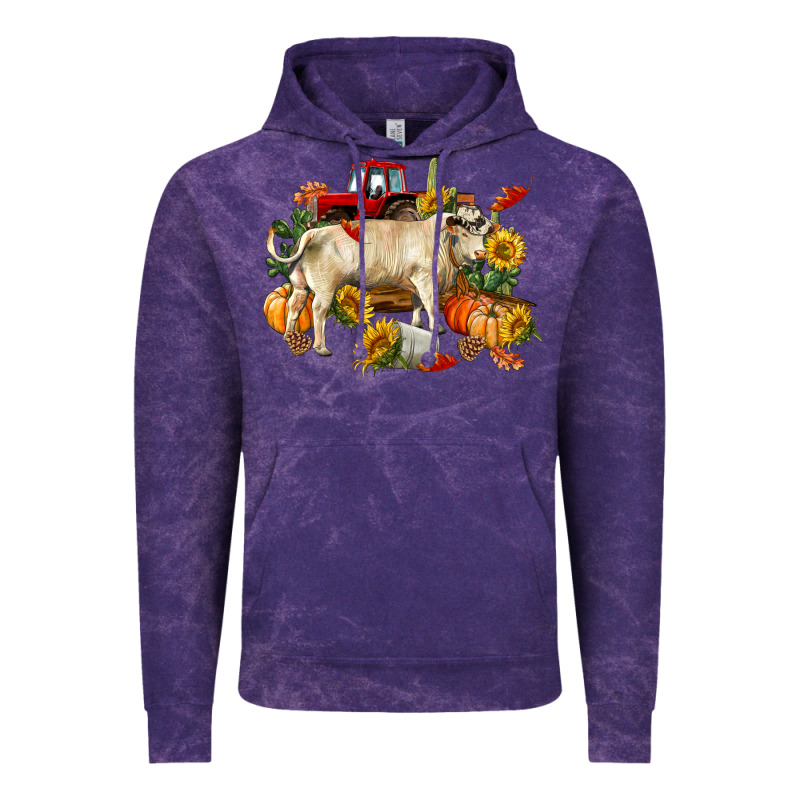Fall Charolais Bull Vintage Hoodie by RanaPortraitStore | Teevron