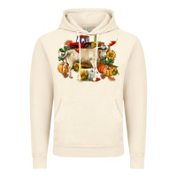 Vintage Artic Fall charolais bull Vintage Hoodie - RanaPortraitStore