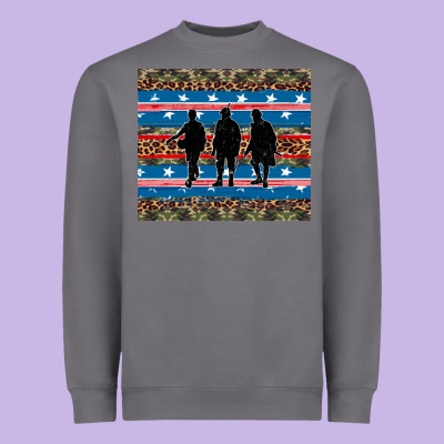 Armed Forces Day Soldier Heavyweight Sweatshirt Designed By Artiststas