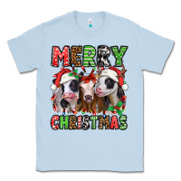 Dusty Blue merry christmas heifers Classic Tee - Jasminsmagicworld