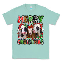 Seafoam merry christmas heifers Classic Tee - Jasminsmagicworld