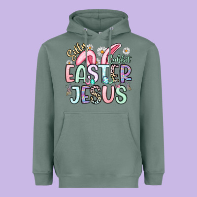 Silly Rabbit Easter Jesus Heavyweight Hoodie Designed By Artiststas