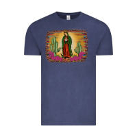 Vintage Denim western our lady of guadalupe Vintage Tee - JahusDesignShop