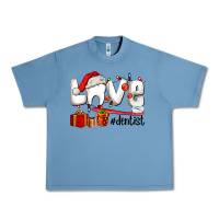 Pebble Blue Christmas love  dentist Urban Heavy Tee - AdoDesignShop