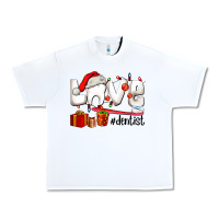White Christmas love  dentist Urban Heavy Tee - AdoDesignShop