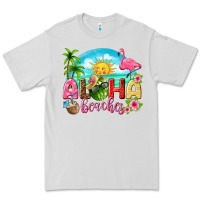 Dove Grey aloha beaches Premium Tee - texasbilliewilder
