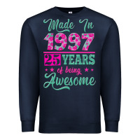 Navy made in 1997, 25 years of being awesome Premium Sweatshirt - Jasminsmagicworld