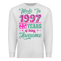 Oatmeal Heather made in 1997, 25 years of being awesome Premium Sweatshirt - Jasminsmagicworld