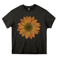 Asphalt sunflower Heavy Core Tee - Artiststas