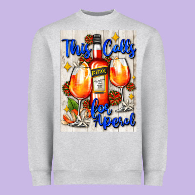 This Calls For Aperol   Air Freshener Heavyweight Sweatshirt Designed By Adodesignshop