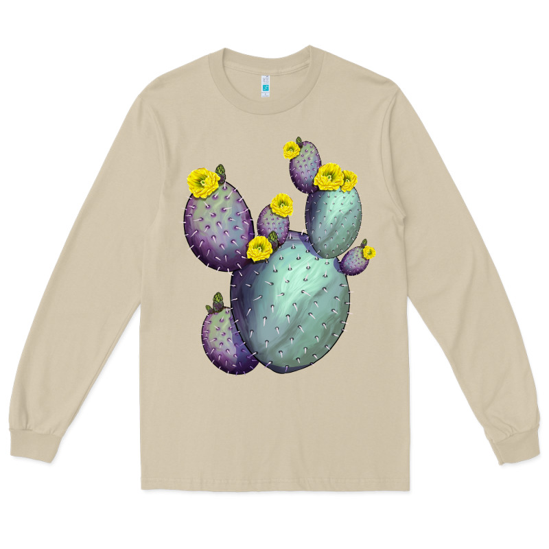 Opunthia Santa Rita Cacti Long Sleeve Tee by LillyAllenDesigns | Teevron