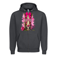 Smoke valentines day horse with sunglasses Zipper Hoodie - NancyCooperArtShop