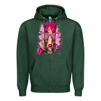 Sports Green valentines day horse with sunglasses Zipper Hoodie - NancyCooperArtShop