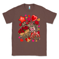 Chestnut valentines day skeleton Classic Tee - NancyCooperArtShop