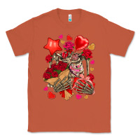 Copper valentines day skeleton Classic Tee - NancyCooperArtShop
