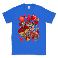 True Royal valentines day skeleton Classic Tee - NancyCooperArtShop