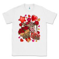 White valentines day skeleton Classic Tee - NancyCooperArtShop