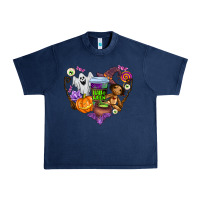 Navy halloween Urban Heavy Tee - AdoDesignShop