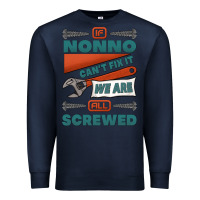 Navy if nonno can't fix it we are all screwed Premium Sweatshirt - Jasminsmagicworld