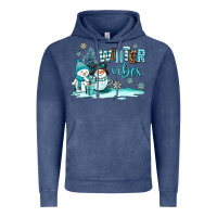 Vintage Denim winter vibes Vintage Hoodie - AdoDesignShop