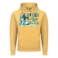 Vintage Mustard winter vibes Vintage Hoodie - AdoDesignShop