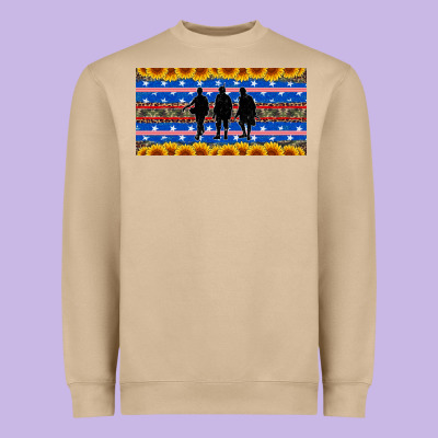 Armed Forces Day Soldier Heavyweight Sweatshirt Designed By Artiststas