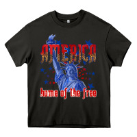 Asphalt America home of the free Heavy Core Tee - texasbilliewilder
