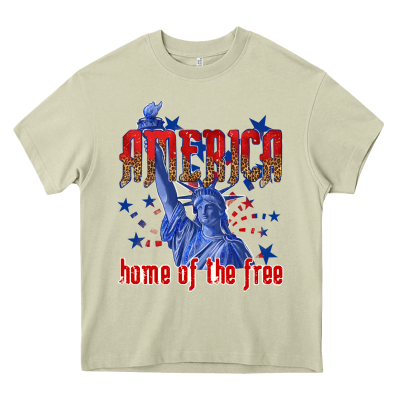 America Home Of The Free Heavy Core Tee by texasbilliewilder | Teevron